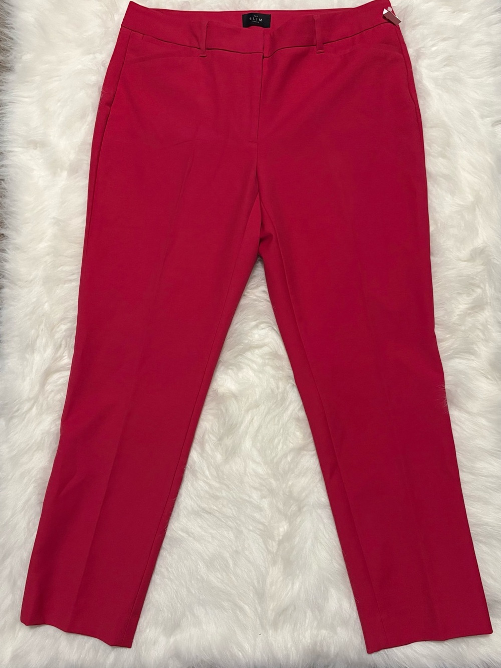 Kasper Hot Pink Slim Ankle Trousers